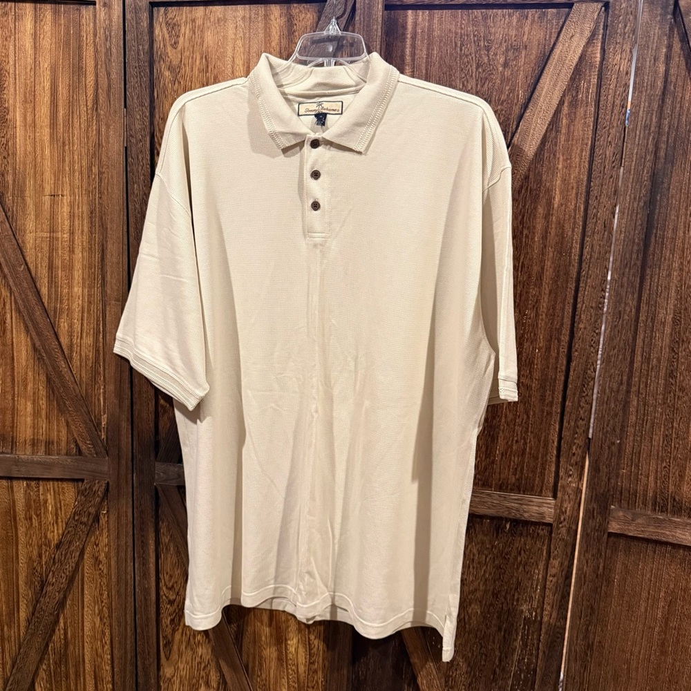 Tommy Bahama Beige Polo Shirt for Men